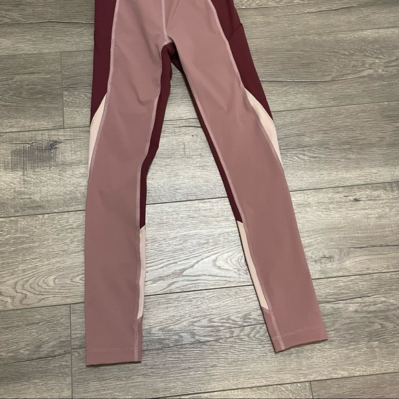 Outdoor Voices ZOOM FULL LENGTH BODYSUIT Jumpsuit DEEP TAUPE/SHIRAZ/MOCHA Sz XS - Picture 6 of 12